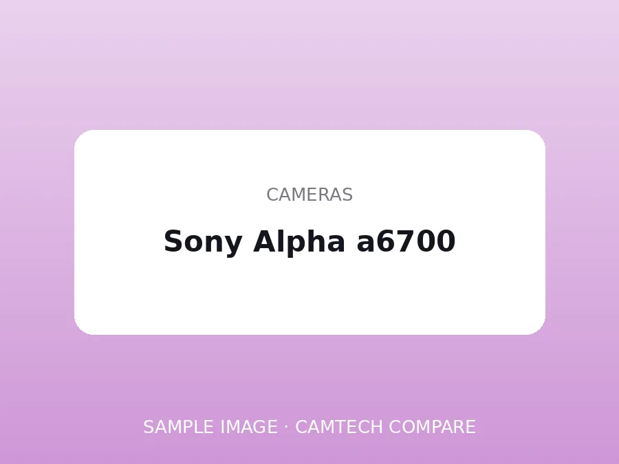 Sony Alpha a6700